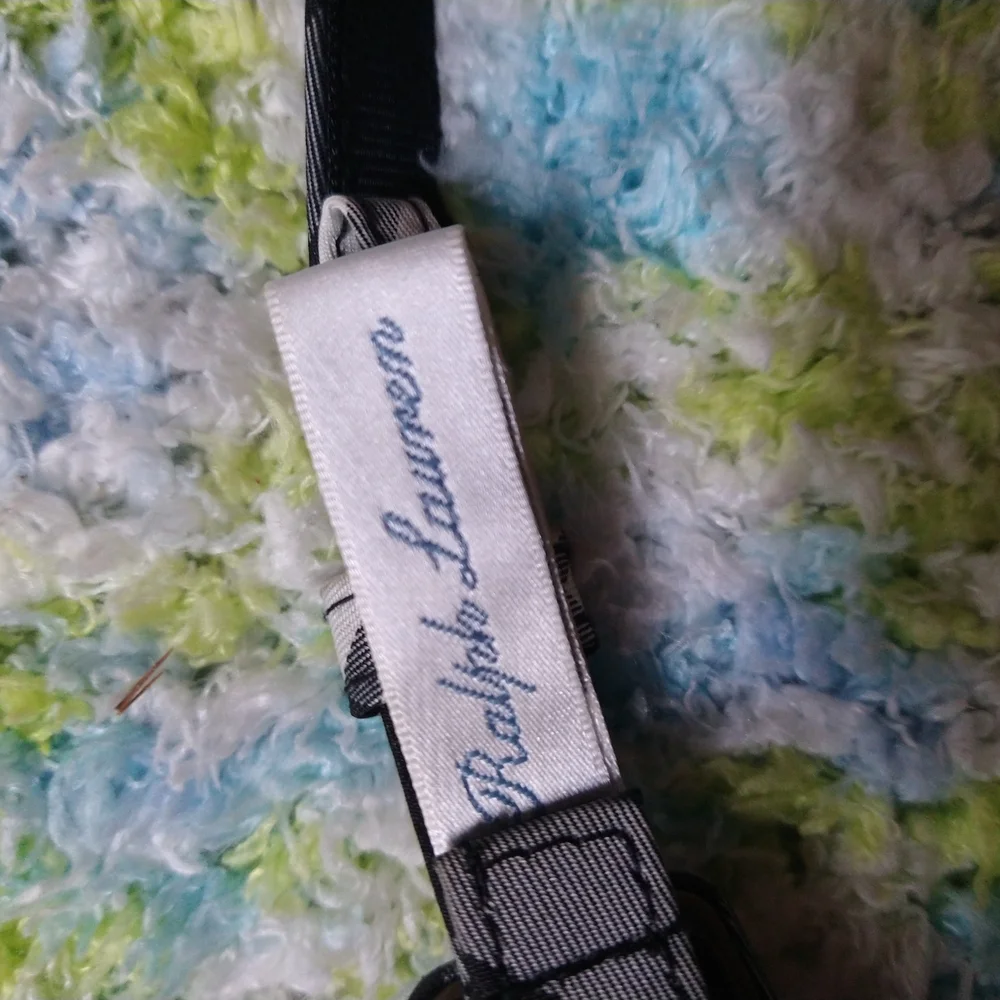 Ralph Lauren Black and White Belt